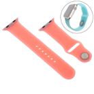Pure Color Silicone Wrist Strap Watchband for Apple Watch Series 7 45mm / 6 & SE & 5 & 4 44mm / 3 & 2 & 1 42mm(Watermelon Red) - 1