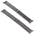 For Fitbit Versa Diamond-studded Stainless Steel  Watch Band(Black) - 1