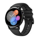 HUAWEI WATCH GT 3 Smart Watch 42mm Rubber Wristband, 1.32 inch AMOLED Screen, Support Heart Rate Monitoring / GPS / 7-days Battery Life / NFC(Black) - 1