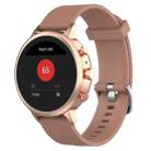 18mm Texture Silicone Wrist Strap Watch Band for Fossil Female Sport / Charter HR / Gen 4 Q Venture HR (Brown) - 1