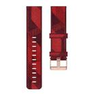 22mm Stripe Weave Nylon Wrist Strap Watch Band for Galaxy Watch 46mm / Gear S3(Red) - 2