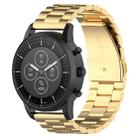 22mm Steel Wrist Strap Watch Band for Fossil Hybrid Smartwatch HR, Male Gen 4 Explorist HR / Male Sport (Gold) - 1