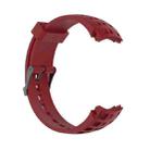 Silicone  Watch Band for SUUNTO Terra(Wine Red) - 3