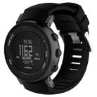 Silicone  Watch Band for SUUNTO Core ALU Black(Black) - 1