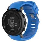 Silicone  Watch Band for SUUNTO Core ALU Black(Blue) - 1