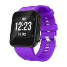 Silicone Sport Watch Band for Garmin Forerunner 35(Purple) - 1