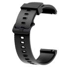 Silicone Sport Watch Band for Garmin Vivoactive 3 20mm(Black) - 1