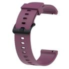 Silicone Sport Watch Band for Garmin Vivoactive 3 20mm(Purple) - 1