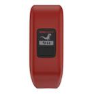 Silicone Sport Watch Band for Garmin Vivofit JR, Size: Large(Red) - 3