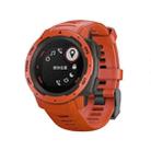 Silicone Watch Band for Garmin Instinct 22mm, Host not Included(Coral Red) - 1