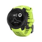 Silicone Watch Band for Garmin Instinct 22mm, Host not Included(Green) - 1