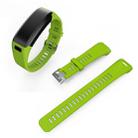 Silicone Sport Watch Band for Garmin Vivosmart HR(Green) - 1