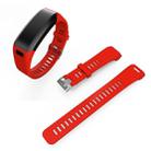 Silicone Sport Watch Band for Garmin Vivosmart HR (Red) - 1