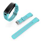 Silicone Sport Watch Band for Garmin Vivosmart HR (Sky Blue) - 1