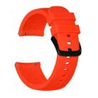 Crazy Horse Texture Silicone Watch Band for Huami Amazfit Bip Lite Version 20mm(Coral) - 1