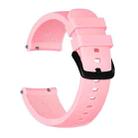 Crazy Horse Texture Silicone Watch Band for Huami Amazfit Bip Lite Version 20mm(Pink) - 1