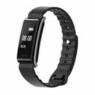 Silicone Watch Band for Huawei Honor A2(Black) - 1