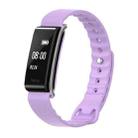 Silicone Watch Band for Huawei Honor A2(Purple) - 1