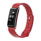 Silicone Watch Band for Huawei Honor A2(Red) - 1