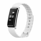 Silicone Watch Band for Huawei Honor A2(White) - 1