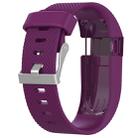 Solid Color Adjustable Watch Band for FITBIT Charge HR(Purple) - 1