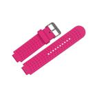 Male Adjustable Watch Band for Garmin Forerunner 25(Rose Red) - 1
