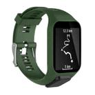 Silicone Sport Watch Band for Tomtom Runner 2/3 Series (Army Green) - 1