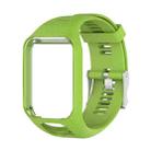 Silicone Sport Watch Band for Tomtom Runner 2/3 Series (Green) - 2