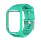 Silicone Sport Watch Band for Tomtom Runner 2/3 Series (Mint Green) - 2