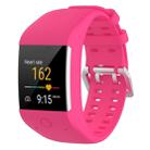 Silicone Sport Watch Band for POLAR M600(Rose Red) - 1