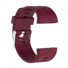 Silicone Sport Watch Band for POLAR V800(Wine Red) - 1