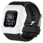 Solid Color Silicone Watch Protective Case for POLAR V800(White) - 1