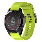 Quick Removable Silicone Watch Band for Fenix 5 22mm(Green) - 1