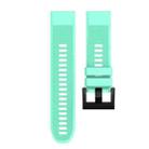 Quick Removable Silicone Watch Band for Fenix 5 22mm(Mint Green) - 2