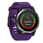 Quick Removable Silicone Watch Band for Fenix 5S 20mm(Purple) - 1