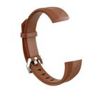 Children Silicone Twilled Watch Band for FITBIT ACE(Coffee) - 1
