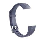 Children Silicone Twilled Watch Band for FITBIT ACE(Grey) - 1