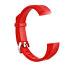 Children Silicone Twilled Watch Band for FITBIT ACE(Red) - 1