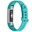 Solid Color Silicone Watch Band for FITBIT Alta / HR(Mint Green) - 1