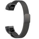 Stainless Steel Magnet Watch Band for FITBIT Alta,Size:Small,130-170mm(Black) - 1