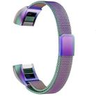 Stainless Steel Magnet Watch Band for FITBIT Alta,Size:Small,130-170mm(Iridescent) - 1