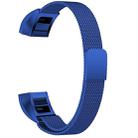 Stainless Steel Magnet Watch Band for FITBIT Alta,Size:Small,130-170mm(Blue) - 1