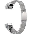 Stainless Steel Magnet Watch Band for FITBIT Alta,Size:Small,130-170mm(Silver) - 1