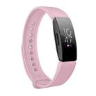 Smart Watch Snap Fastener Watch Band for Fitbit Inspire HR(Pink) - 1