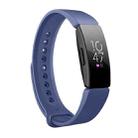 Smart Watch Snap Fastener Watch Band for Fitbit Inspire HR(Blue) - 1