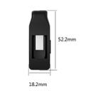 Smart Watch Silicone Clip Button Protective Case for Fitbit Inspire / Inspire HR / Ace 2(Army Green) - 5