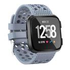 Smart Watch Venting Circle Hole Watch Band for Fitbit Versa(Baby Blue) - 1