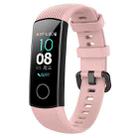 Smart Watch Silicone Watch Band for Huawei Honor Band 4 / Band 5(Pink) - 1