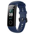 Smart Watch Silicone Watch Band for Huawei Honor Band 4 / Band 5(Blue) - 1