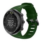 Smart Watch Silicone Watch Band for Suunto Core(Army Green) - 1